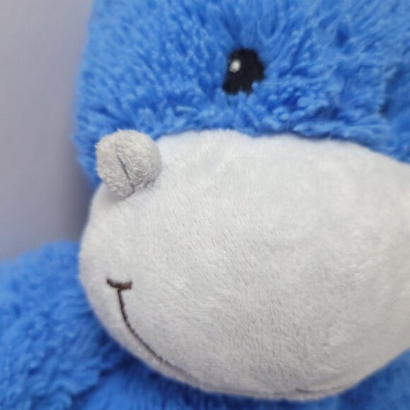 Little Miracles Blue Hippo Plush Hippopotamus Stuffed Animal Toy Lovey Costco - Picture 8 of 11